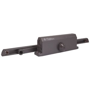 Доводчик дверной НОРА-М №4S Slider (70-110 кг, графит, скользящая тяга) морозостойкий