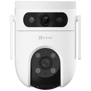 Беспроводная поворотная WiFi камера видеонаблюдения EZVIZ H9c Dual (2.8+6, 5+5Мп, 360°, SD, Двустороннее аудио, Цвет в темноте, ИИ)