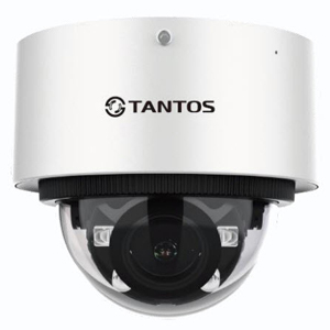 Антивандальная камера видеонаблюдения Tantos TSi-Vn253VZ (2.7-13 мото, 2Мп, PoE, SD, Микрофон, Аудио 1/1, Видеоаналитика, ИК 70м/LED 10м, H265+, IP67)