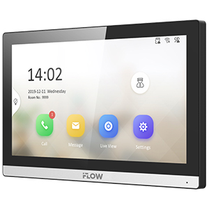 Монитор IP видеодомофона iFlow F-VI-3445IPWE1 (7", Сенсорный экран, SD, WiFi, PoE, 2 Реле, Трев. инт 8/2, GuardingVision, Аналог VDP-H3211W)
