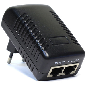 PoE инжектор Amatek AN-PI15PG (15 Вт, 100 Мб/с, Защита от КЗ, перегрузки, скачков напряжения)