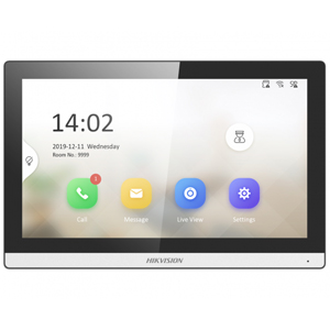 Монитор IP видеодомофона Hikvision DS-KH6350-WTE1 (7", сенсорный экран, SD, WiFi, PoE)