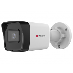 Уличная IP камера видеонаблюдения HiWatch IPC-B040(B) (Ecoline, 2.8, 120°, 4Мп, PoE, Микрофон, ИК 30м, IP67, H265+)