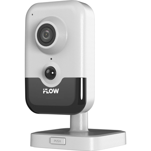 IP камера видеонаблюдения iFlow F-IC-2941CI (2.8, 123°, 4Мп, PoE, SD, Двустороннее аудио, ИИ, PIR, WDR 120дБ, ИК 10м, Аналог DS-2CD2443G2-I)