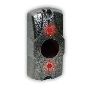 Кнопка выхода накладная сенсорная Олевс Циклоп ИК (Серебряный Антик)^