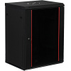 настенный телекоммуникационный шкаф w&t c156060bwtwof (15u, 19", 600x805x600 мм, черный, дверь - металл+стекло) в Калининграде, цена.