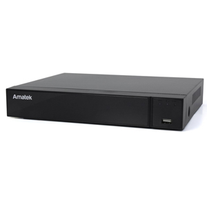 IP Видеорегистратор Amatek AR-N1611F (H265+, 16IP, 8Мп, 1/1 RCA, HDD*8Тб, HDMI 4K, Bitvision)