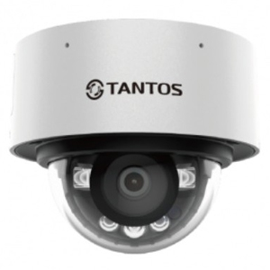 Антивандальная камера видеонаблюдения Tantos TSi-Vn253F (2.8, 126°, 2Мп, PoE, SD, Микрофон, Видеоаналитика, ИК 30м/10м, H265+, IP67)