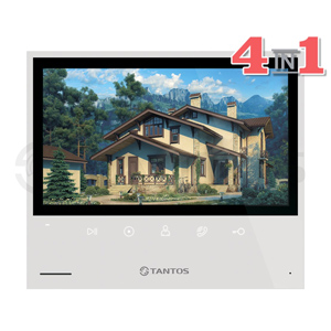 Монитор видеодомофона Tantos Selina HD M (7", SD, сенс. кнопки, запись по движ., встр. бп и реле)