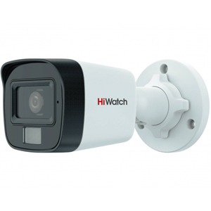 Уличная камера видеонаблюдения HiWatch DS-T200A(B) (2.8, 118°, 2Мп, встр. микро, D-WDR, BLC, EXIR 30м/LED 20м, IP67)