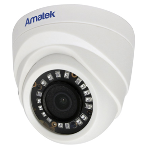 Купольная камера видеонаблюдения Amatek AC-HD502S (2.8, 5Мп, IMX335, D-WDR, BLC, 2D DNR, ИК 20м)*