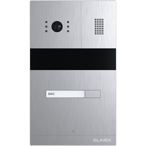 Вызывная панель SLINEX MA-01HD (серебро, врезная, AHD 2Мп/CVBS 960ТВЛ, 115°, ИК 1,5м, металл, IP65)