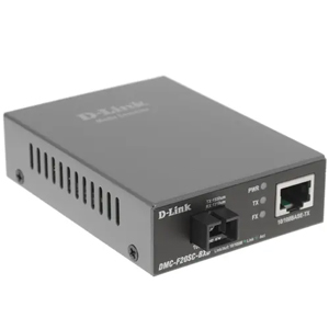 Медиаконвертер D-Link DMC-F20SC-BXD WDM (конвертация "витая пара-оптический кабель", до 100 Мб/с)