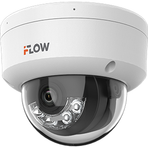 Антивандальная IP камера видеонаблюдения iFlow F-IC-1442CM (2.8, 114°, 4Мп, PoE, SD, Микрофон, Цвет в темноте, ИИ, WDR 120 дБ, IP67, Аналог DS-I452M)