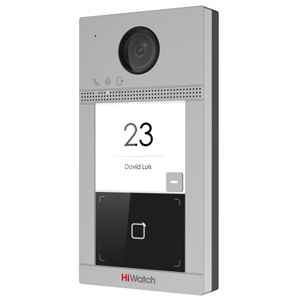 IP Вызывная панель HiWatch VDP-D4211W(B) (2Мп, счит. MF, WiFi, PoE, 2 реле, Hik-Connect, металл)