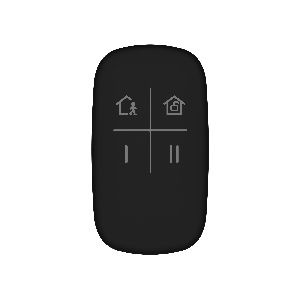 Беспроводной брелок Hikvision AX PRO DS-PKF1-WE KeyFob (Черный, Постановка/снятие с охраны, до 900 м)