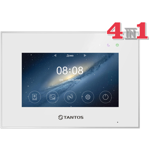 АКЦИЯ Монитор видеодомофона Tantos Marilyn HD (белый, 7", сенс. экран, SD, автоотв)* Бывшая розница 18 061р.