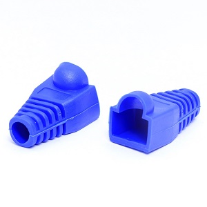 Изолирующий защитный колпачок для разъёмов RJ-45 (синий)