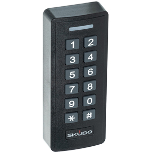 Кодонаборная панель автономная Skudo SK-CA1000PK-EM (PIN, EM-Marine, Mifare, Wiegand-26/44, Подсветка, Реле, IP66)