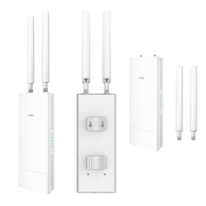 Точка доступа CUDY RE1200 Outdoor (WiFi 5 2.4-5ГГц, 1167 Мбит/с, PoE, MIMO, 1x10/100 Мбит/с, IP65)