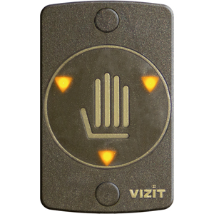 АКЦИЯ Кнопка выхода накладная сенсорная VIZIT EXIT 1000 (Пластик, Старая бронза, Световая индикация)^ Бывшая розница 1 107р.