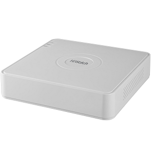 Видеорегистратор гибридный HiWatch DVR-108P-G/N(B) (Ecoline, H265+, 8*1080N+2IP*1080, аудио, HDD*4Тб