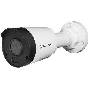Уличная IP камера видеонаблюдения Tantos TSi-Pe25FPN (2.8, 106°, 2Мп, IMX307, SD, PoE, Цвет в темноте, Микрофон, H265+)