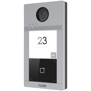 IP Вызывная панель iFlow F-VI-1402ISMCWE1 (2Мп, 124°, Считыватель MF, WiFi, PoE, Реле, Тампер, ИК 3м, GuardingVision, IP65, Аналог VDP-D4211W(B))
