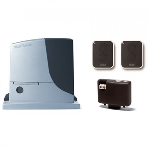 Комплект автоматики для откатных ворот Nice RB1000BDKLT (до 1000 кг, 50 циклов/час, приемник, 2 пульта, BlueBus, режим "калитки")