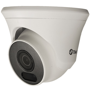 Антивандальная IP камера видеонаблюдения Tantos TSi-Ee25FPN (2.8, 106°, 2Мп, IMX307, SD, PoE, Микрофон, ИИ, Цвет в темноте)^
