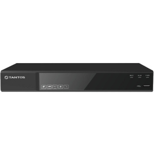 IP Видеорегистратор Tantos TSr-NV04154 (H265+, 4IP*5Мп, HDD*12Тб, Dropbox)