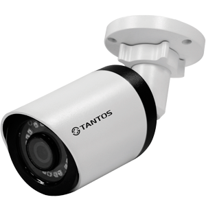 Уличная IP камера видеонаблюдения Tantos TSi-Pe50FP (2.8, 88°, 5Мп, IMX335, PoE, ИК 30м, Аналитика)