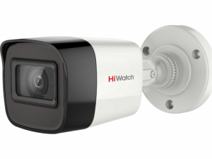 Уличная камера видеонаблюдения HiWatch DS-T500A (2.8, 85.5°, 5Мп, D-WDR, BLC, EXIR 30м, встр. микро)*