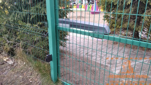 Установка автоматики на распашные ворота. Зеленоградск.