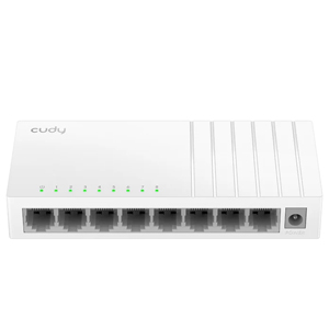 Коммутатор CUDY FS108D (L2, 8 Портов, 10/100 Мбит/с, Пластик, БП в комплекте)