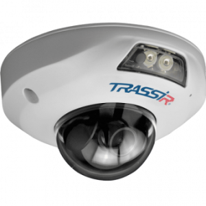 Антивандальная IP камера видеонаблюдения TRASSIR TR-D4151I (2.8, 5Мп, Микр, PoE, SD, WDR120, H265)