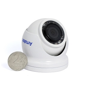 АКЦИЯ Антивандальная камера видеонаблюдения Amatek AC-HDV201S (2.8, 108°, 2Мп, IMX307, BLC, ИК 10м, мини)* Бывшая розница 3 970р.