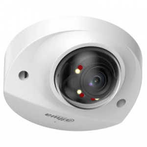 Антивандальная IP камера видеонаблюдения Dahua DH-IPC-HDBW2449FP-AS-IL (2.8, 120°, 4Мп, PoE, SD, Микрофон, Аудио 1/1, Цвет в темноте, ИИ, ИК 30м, IP67