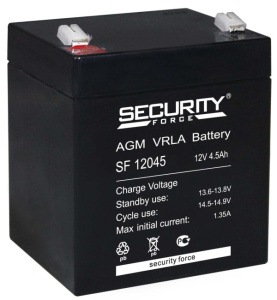 Аккумулятор Security Force, SF 12045 (4,5 А/ч, 12В)