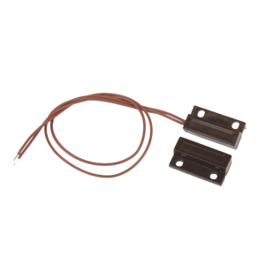 Извещатель магнитоконтактный НЗ АСМК-1 коричневый (аналог MS-11S, СМК-4, ИО 102-4, липкий магнит)