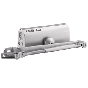 Доводчик дверной LONEX 310 (15-60 кг, Серебро, Морозостойкий, Аналог ISP 410)