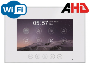 Монитор видеодомофона Tantos Marilyn HD Wi-Fi s (Белый, 7", Сенсорные кнопки, SD, Запись видео по движению, vhOme)