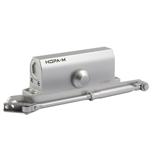 Доводчик дверной НОРА-М ISP 450 (120-170 кг, серебро) морозостойкий