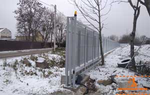 Установка автоматики на откатные ворота в Светлогорске (Отрадное) Калининградской области 