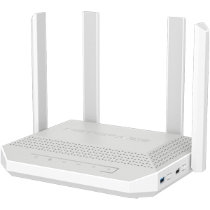 Маршрутизатор Netcraze (Keenetic) Giga (NC-1012) (WiFi 6 2.4 / 5 ГГц, Ethernet 4x1 Гбит/с, SFP 1x2.5 Гбит/с, USB 1x3.0, 1x2.0)