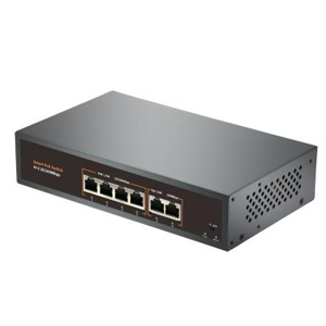 Коммутатор Topvision TP-HT42FA100M (6 Портов: 4 PoE, 2 Uplink 10/100 Мб/с, Режим Ext.)