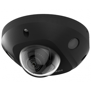 Антивандальная IP камера видеонаблюдения Hikvision DS-2CD2543G2-IS (черный, 2.8, 123°, 4Мп, PoE, SD, встр. микро, дв. аудио, трев. инт., AcuSense)