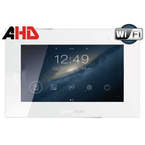 Монитор видеодомофона Tantos Marilyn HD Wi-Fi IPS (белый, 7", сенс. экран, SD, запись видео по движ)