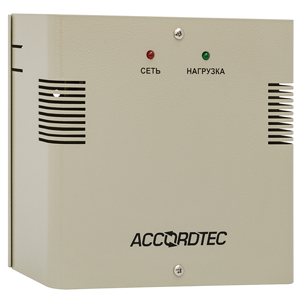 АКЦИЯ Блок бесперебойного питания Accordtec ББП-20 (U вх. ~110-250 В, U вых. 12 В, 2 А, 7 А/ч, Регулировка напр-я, Защита от КЗ)^ Быв. розн. 1 573р.