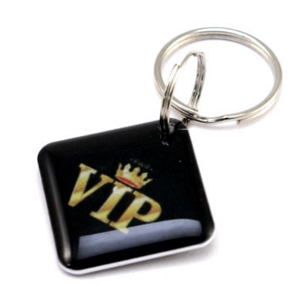 Брелок EM-Marine перезаписываемый RFID 5577 "VIP (Квадрат)"^